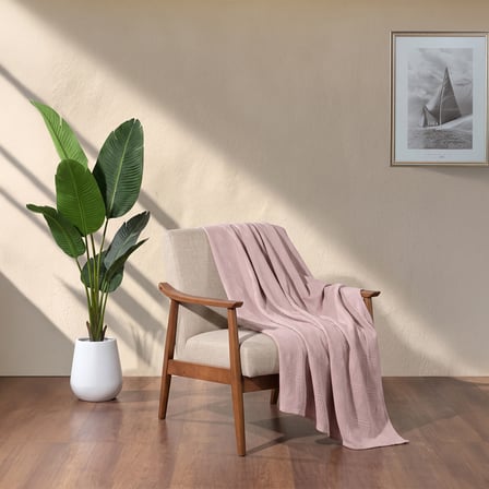 Maxstyle Tek Kişilik %100 Pamuk Pike Pudra 160x220 cm
