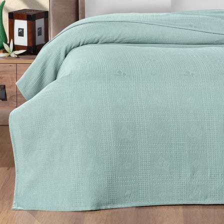 Maxstyle Tek Kişilik %100 Pamuk Pike Çağla 160x220 cm
