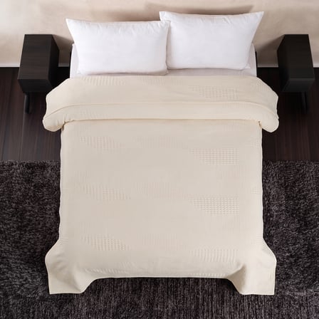 Maxstyle Spring %100 Pamuk Tek Kişilik Pike Bej 180x230 cm