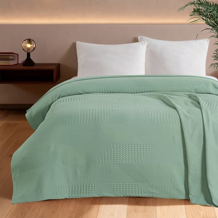 Maxstyle Spring %100 Pamuk Tek Kişilik Pike Çağla 180x230 cm