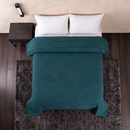 Maxstyle Spring %100 Pamuk Tek Kişilik Pike Petrol 180x230 cm