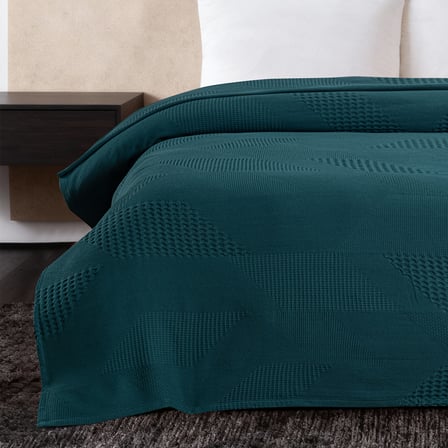 Maxstyle Spring %100 Pamuk Tek Kişilik Pike Petrol 180x230 cm