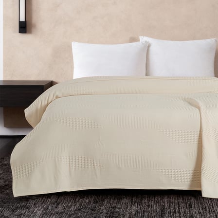 Maxstyle Spring %100 Pamuk Çift Kişilik Pike Bej 220x230 cm