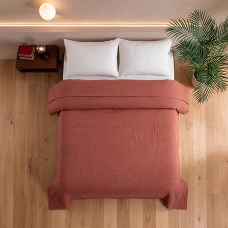 Maxstyle Spring %100 Pamuk Çift Kişilik Pike Terra 220x230 cm