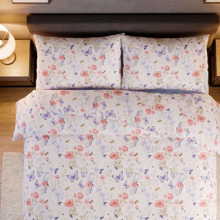 Aryıldız Home Butterfly %100 Pamuk Tek Kişilik Nevresim Takımı