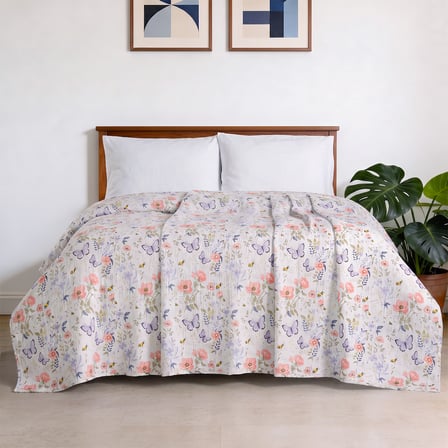 Aryıldız Home Butterfly %100 Pamuk Çift Kişilik Pike 200X220 cm