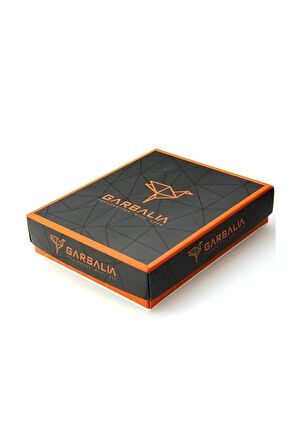 %100 El Yapımı Crazy Deri Bordo Unisex Slim Para Portföy