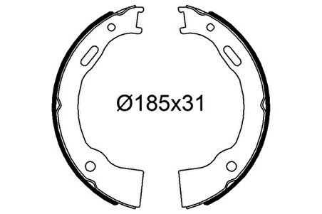 Jeep El Fren Balatası Jeep Cherokee (kj) 2.4 3.7 2.8 2.5 Crd 02>08 Wrangler (tj) 2.4 2.5 4.0 96>07 - Valeo 564317