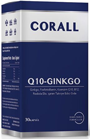 Q10-ginkgo 30 Kapsül (fosfotidilserin Ve Rodiola Eksrat)