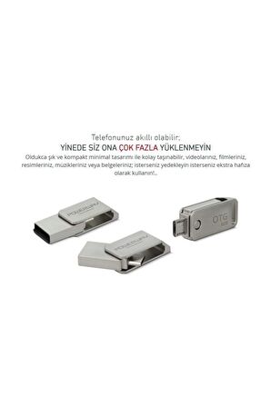 Powerway 32GB Iphone Otg Metal Flash Bellek Usb2.0