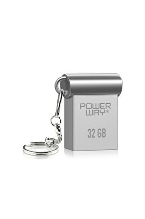 Powerway Mini 32 GB Metal Mini Usb Flash Bellek Usb 3.0 Yüksek Hızlı