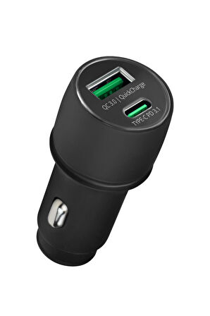 CC35 3.1A PD20W Type-C to Lightning Hızlı Şarj Yeni Nesil Araç Şarj Aleti Çakmaklık