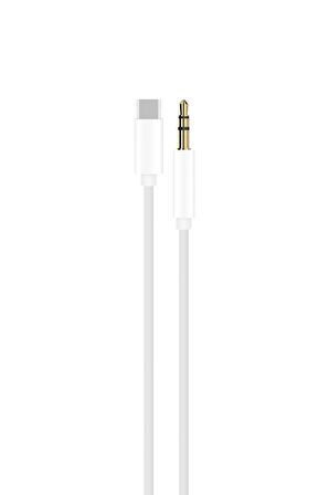 AC06 Type-C to Aux Çevirici Tüm Cihazlarla Uyumlu Samsung Xiaomi 3.5mm Jack Dönüştürücü Aux Kablosu