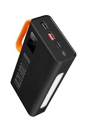 Powerway QC20 20000 mAh Hızlı Şarj Powerbank Siyah 