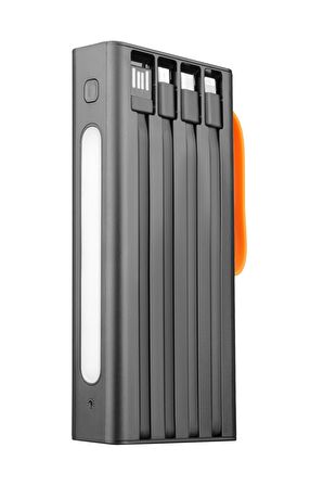 Powerway QC20 20000 mAh Hızlı Şarj Powerbank Siyah 