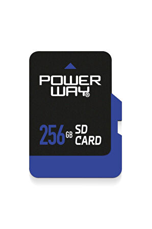 Powerway 256 GB Hafıza Kartı Adaptör Dahil