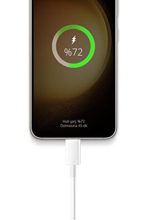 S5 45 Watt Hızlı Şarj Destekli 5A İki Ucu Type-C Şarj ve Veri Aktarma Kablosu Orjinal Dayanıklı
