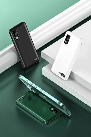 Powerway TX109 10000 mAh Hızlı Şarj Powerbank Siyah 