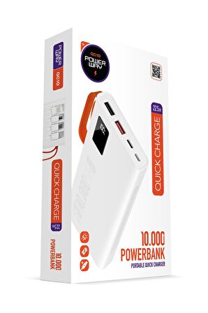 TAHAL KUYUMCULUK Powerway QC10 10000 mAh Hızlı Şarj Powerbank