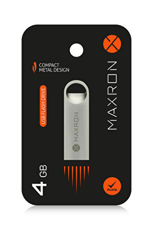 4 GB Flash Bellek Metal Gövde Ömür Boyu Garantili Güvenli Usb Bellek Data Traveler