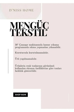  İskandinav Eva 2 Parça Tek Kişilik Yatak Örtüsü