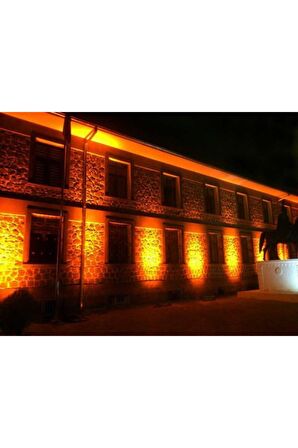 ACK WALL WASHER 9*1W AMBER (27,6cm)
