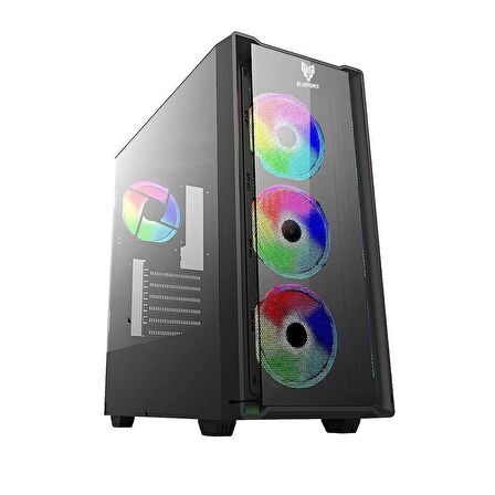 Blueforce Phoenix 6*RGB Fanlı Atx-Mini Atx Itx Mid Tower Kasa