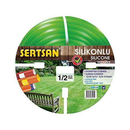 Sertsan 1/2 Ekolüks Silikonlu Hortum 15 Metre