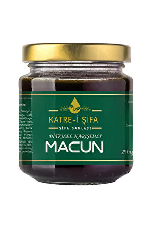 Katre-i Şifa Bitkisel Karışımlı Doğal Destekleyici Macun 240 gr - Cam Kavanozda