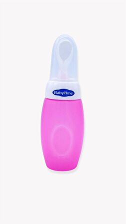 BABYTIME PP Kaışıklı Biberon İlk Kaşığım BT086 Pembe