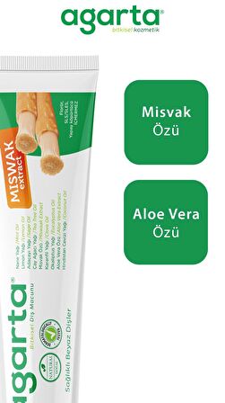 Diş Macunu Doğal Misvak Özlü 100 ml 2 Adet