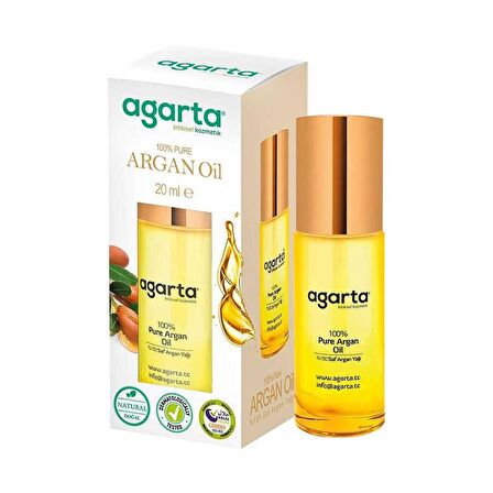 Agarta Doğal Saf Argan Yağı 20 ML