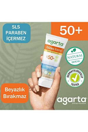 Doğal Güneş Kremi 50 Faktör 100 Ml