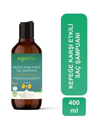 Doğal, Vegan, Tuzsuz Kepeğe Karşı Etkili Şampuan 400 ml