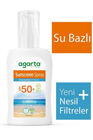 Agarta Doğal Güneş Spreyi 50 Faktör 150 ml