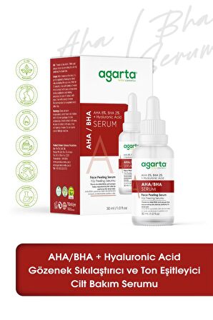 AHA & BHA Gözenek Sıkılaştırmaya ve Cilt Tonu Eşitlemeye Yardımcı Kırmızı Peeling Serum 30ML