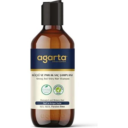 Agarta Şampuan Güçlü Ve Parlak Keratin Zayıf Kırılgan Saçlar 400 Ml