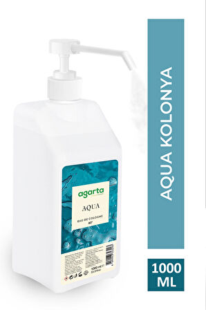 Püskürtme Valfli 80° Aqua Kolonya 1000 ml