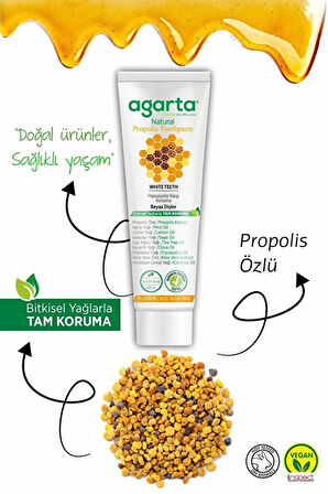 Agarta Doğal Propolis Diş Macunu Tüp 100 ml