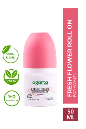 Agarta Kadın Fresh Flower  Roll-on + Erkek Fresh Sensatıon Roll-on 2x50 ml