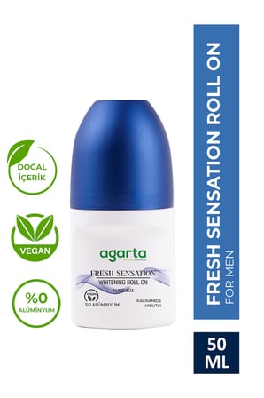 Agarta Kadın Fresh Flower  Roll-on + Erkek Fresh Sensatıon Roll-on 2x50 ml