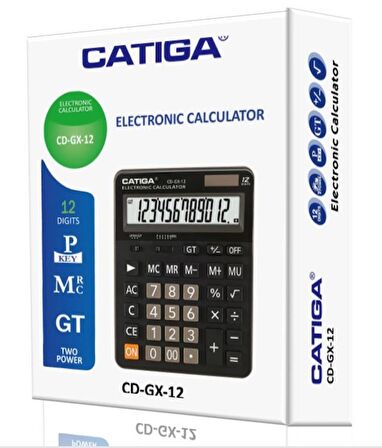 Catiga CD-GX-12 12 Hane Masaüstü Hesap Makinası