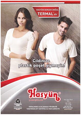 Hasyün Erkek 2 li Paket Alt Üst Yün İçlik Set 00101ST