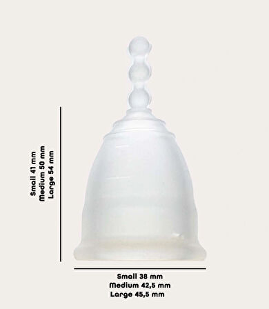 Menstrual Cup Small Medikal Silikon