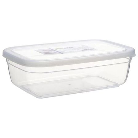 Asude ASD118 2400 ML Maya Dikdörtgen Şeffaf Saklama Kabı