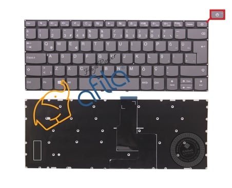 Lenovo ideaPad 320-14IKB Notebook Klavyesi, Laptop Tuş Takımı (Siyah TR) / KL0223