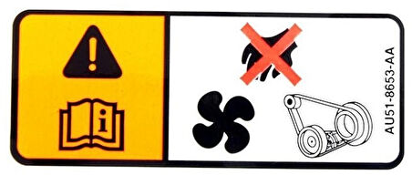 DU5A-8653-AA  AU51-8653-AA    2 sticker