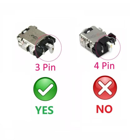 Asus X540U, F556UV, TP501U Serisi Notebook Dc Power Jack, Şarj Soketi