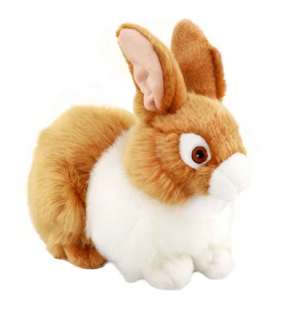 Animals Of The World Açık Kahve Tavşan Peluş Oyuncak 23 cm