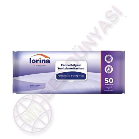 LORİNA PERİNE VÜCUT TEMİZLEME  MENDİLİ 50*4 ADET 